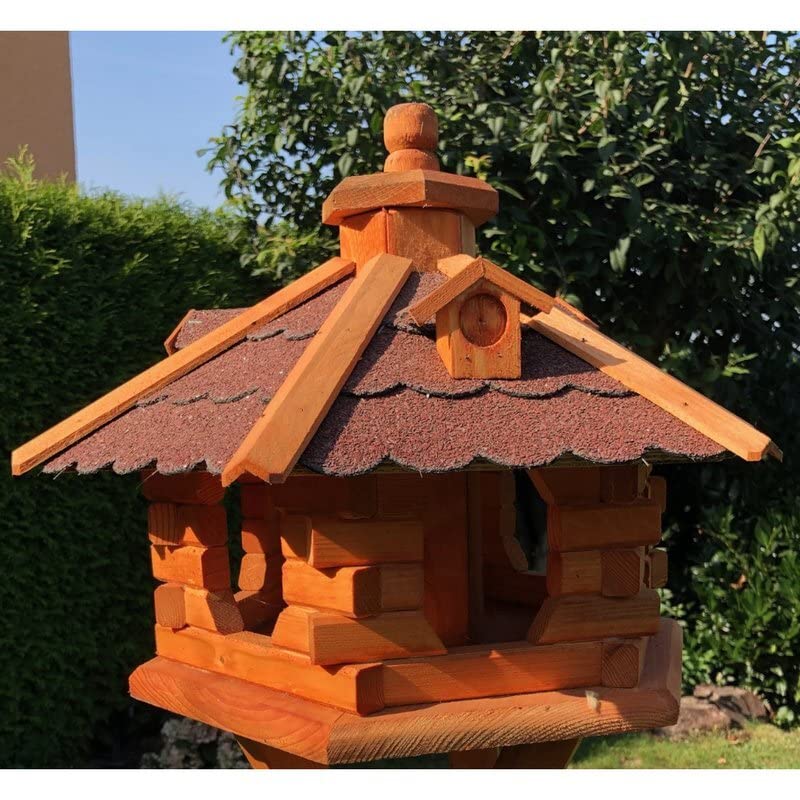 DARLUX Dachschindel Set für sechseckige Vogelhäuser, Insektenhotel, Hundehütte, Vogelvilla, Bibersch