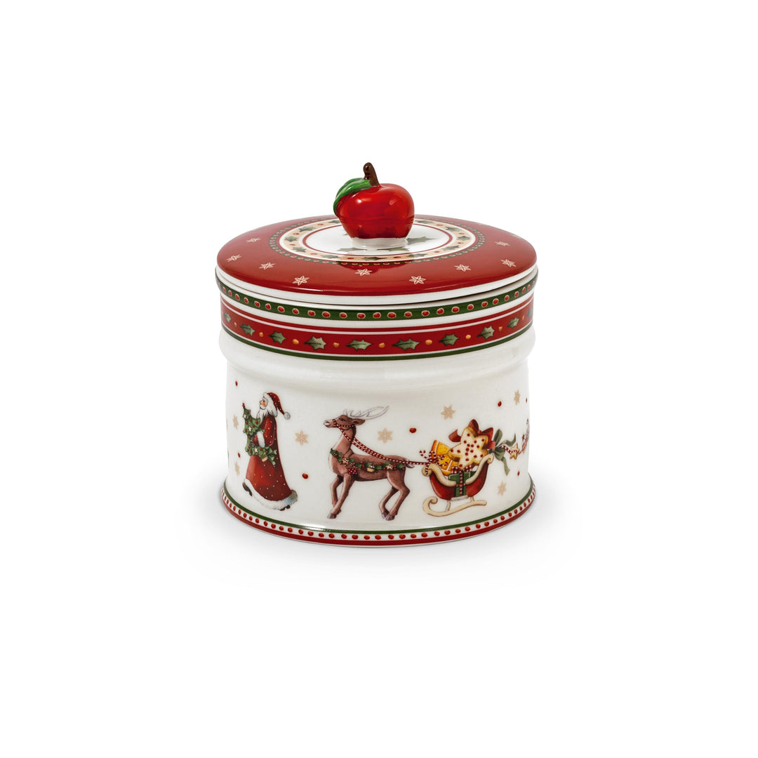 Villeroy & Boch – Winter Bakery Delight Kleine Vorratsdose, Keramik Keksdose Weihnachten, Weihnachts