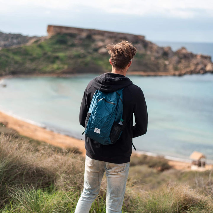 4Monster Faltbarer Rucksack Ultra Leicht, Unisex Tagesrucksack Outdoor, Wasserdichter Wanderrucksack