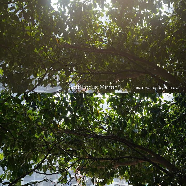 7artisans Black Mist Filter 1/8 Aluminiumlegierung, natürlicher weicher Diffusor-Effekt, weicher Fok