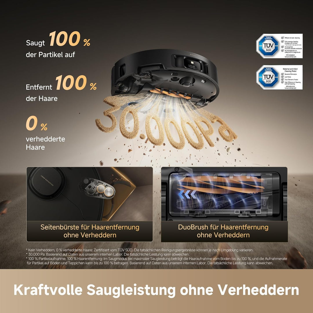 dreame Matrix10 Pro Saug- und Wischroboter: Multi-Mopp-Wechseldock, 3 Reinigungsfächer, Entwirrbürst