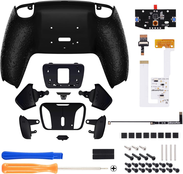 eXtremeRate Programmierbar RISE4 Remap Kit für ps5 Controller BDM-030/040,Remap Board&Rückplate Gehä