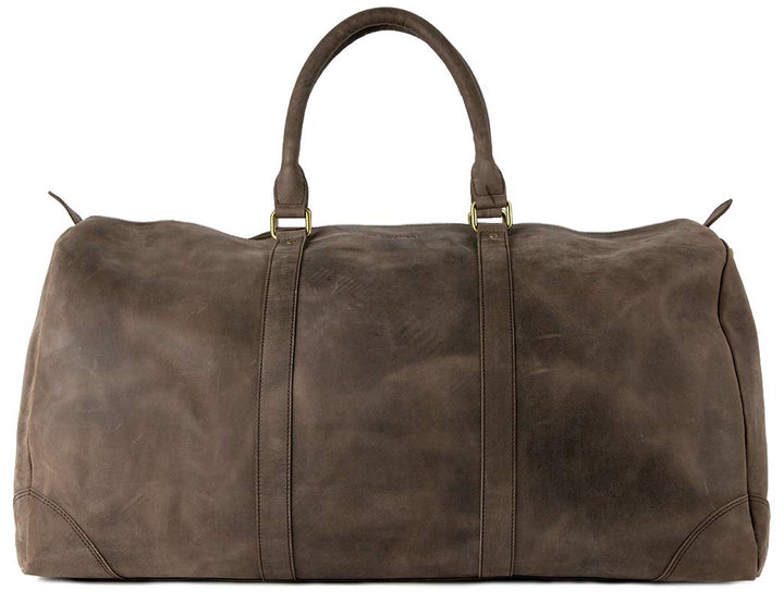 HOLZRICHTER Berlin No 8-2 (L) - Premium Weekender Reisetasche, Sporttasche & Handgepäck aus Leder -