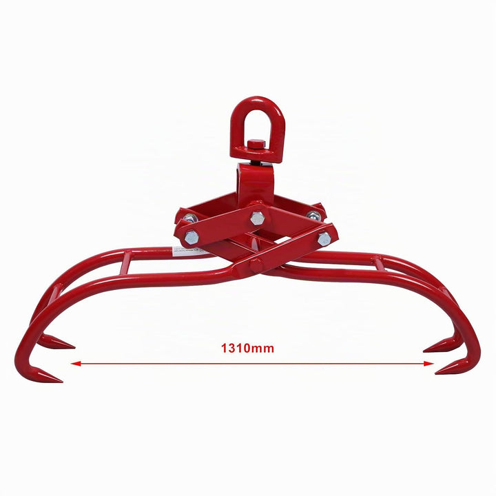 Forstzange für Baumstämme bis 1310 mm, 1500 kg Zugkraft, Hebezange mit 4
