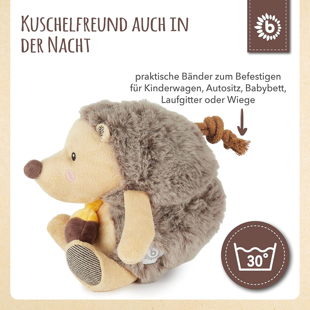 Bieco Musikspieluhr Igel | ca. 20 cm | Baby Spieluhr | Einschlafhilfe Babys | Baby Musik | Spieluhr