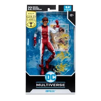 McFarlane DC Multiverse 17,8 cm – Impuls (Flash War) (Gold Label) Modern Einzelbett, Modern Einzelbe