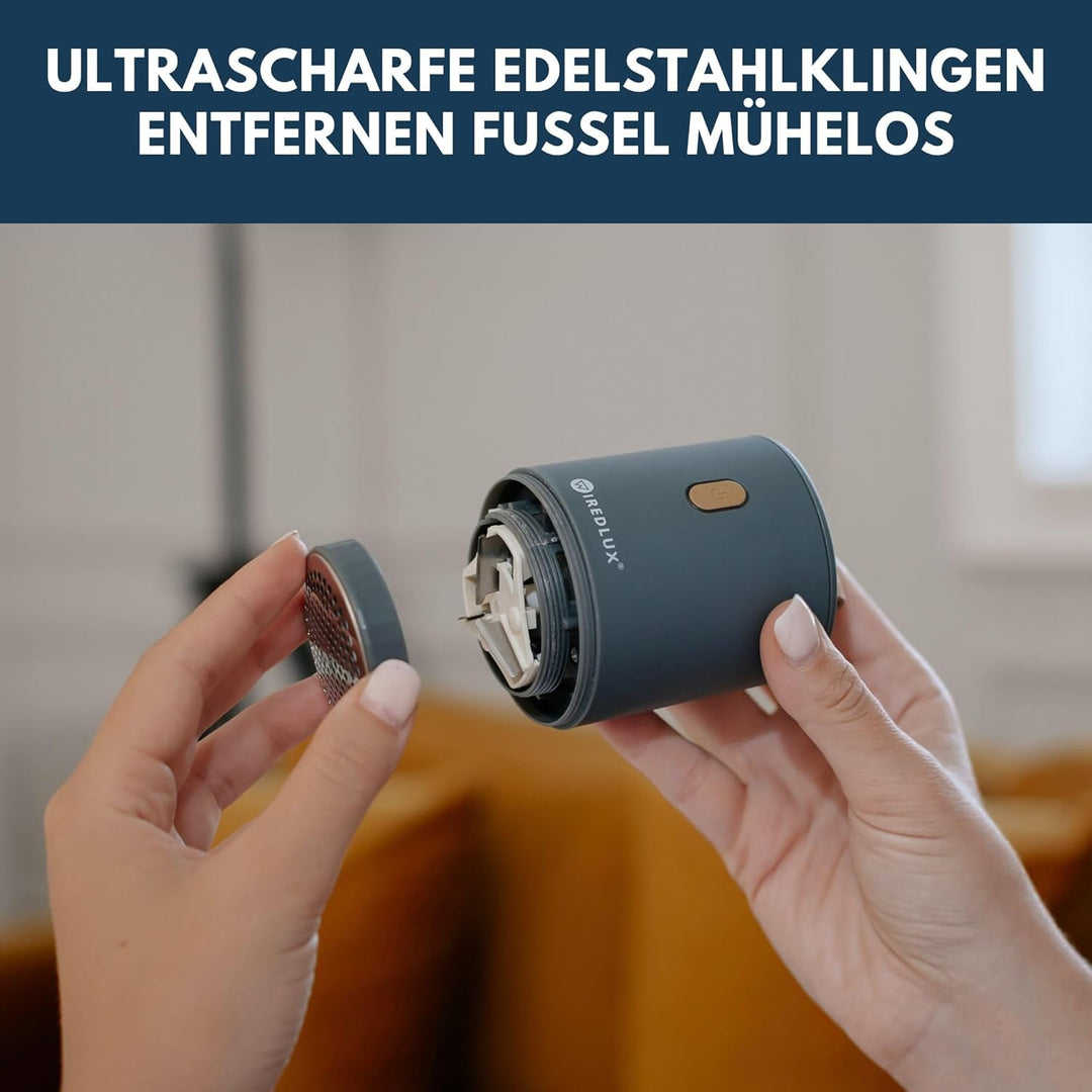 Fusselrasierer elektrisch – Fusselentferner & Entfussler für Kleidung, kompakt & tragbar – wiederauf