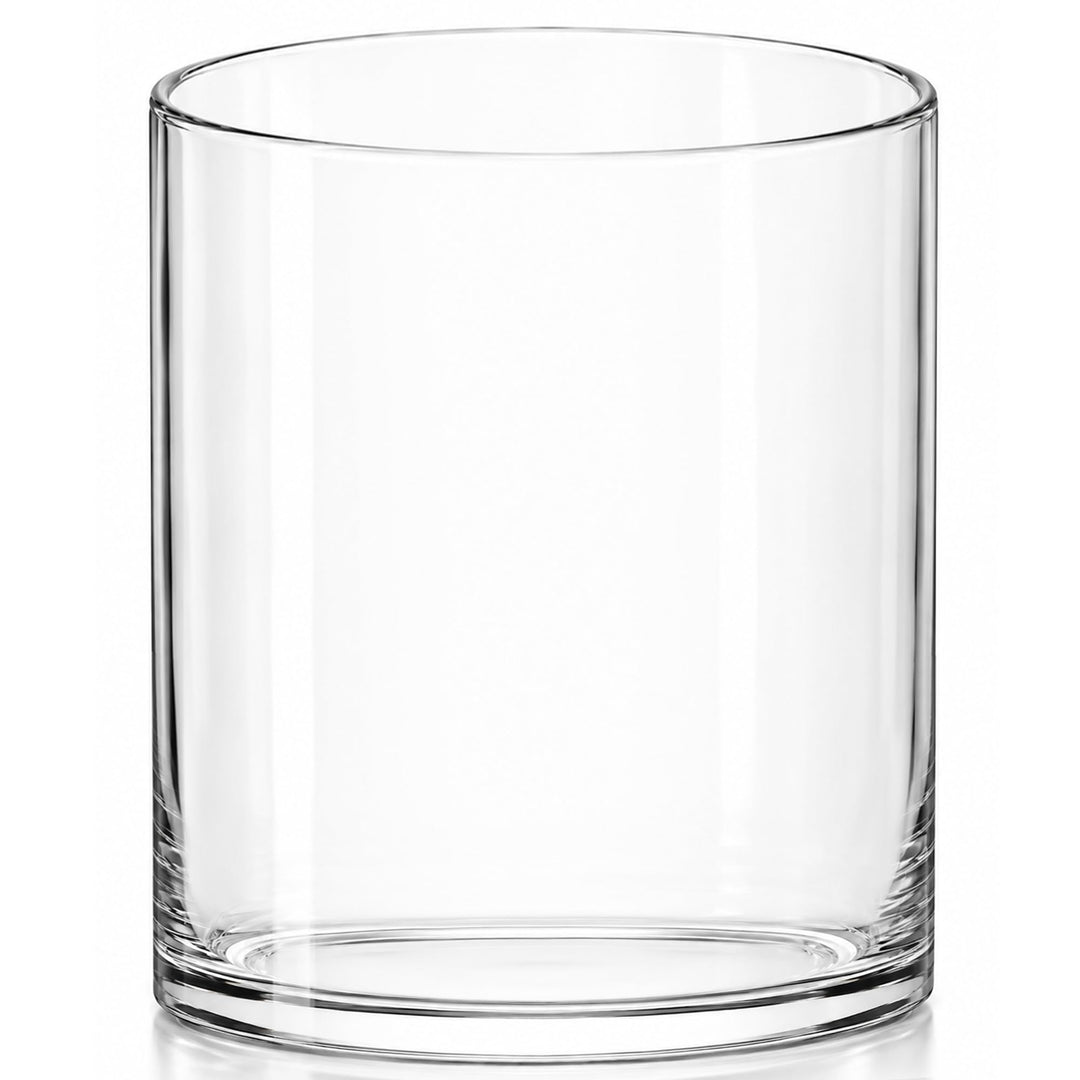 Royal Imports Dekorative Blumenvase aus Glas für Zuhause oder Hochzeit, Zylinderform, 20,3 cm hoch,