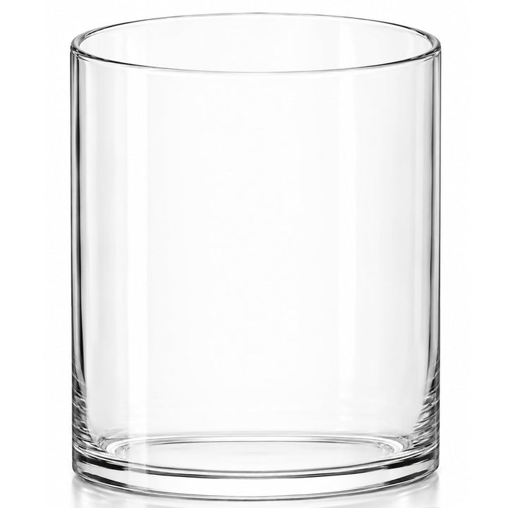 Royal Imports Dekorative Blumenvase aus Glas für Zuhause oder Hochzeit, Zylinderform, 20,3 cm hoch,