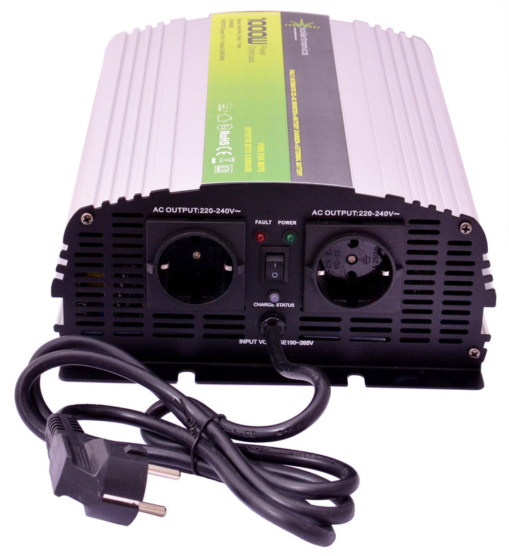 Spannungswandler USV 12V NPS 1000-3000 Watt Reiner Sinus Batterie Akku Solar Strom 230V Unterbrechun