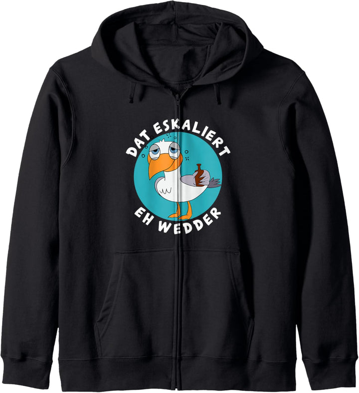 Dat Eskaliert Eh Wedder Plattdeutsch Norddeutsch Kapuzenjacke