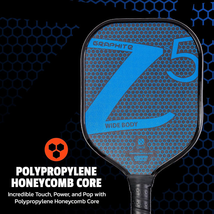 Onix Pickleball-Paddel aus Kohlefaser, Graphit, Z5, mit gepolstertem Komfortgriff, USA Pickleball zu