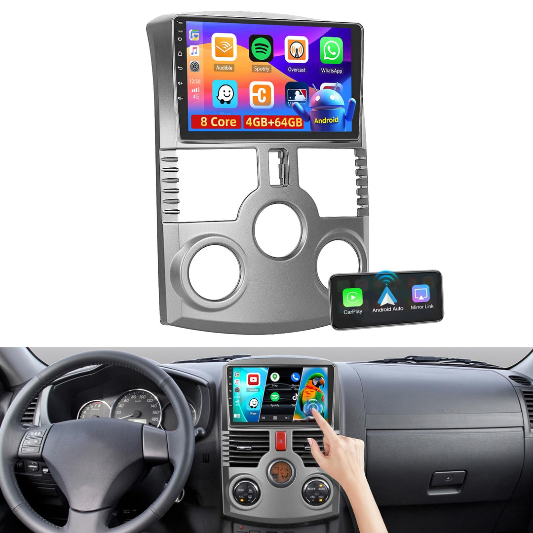 8 Core 4G+64G Hikity Android 15 Autoradio für Toyota Rush Daihatsu Terios 2006-2016 mit Carplay Andr