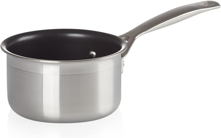 Le Creuset Antihaftbeschichteter Milchtopf aus 3-ply Edelstahl, Ø 14 cm, Für alle Herdarten inkl. In