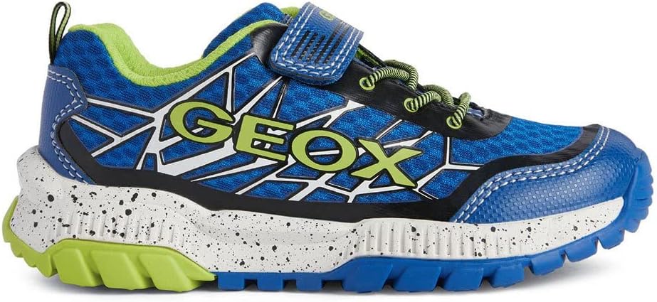 Geox Mädchen J Tuono Boy B Sneakers 27 EU Royal Lime, 27 EU Royal Lime