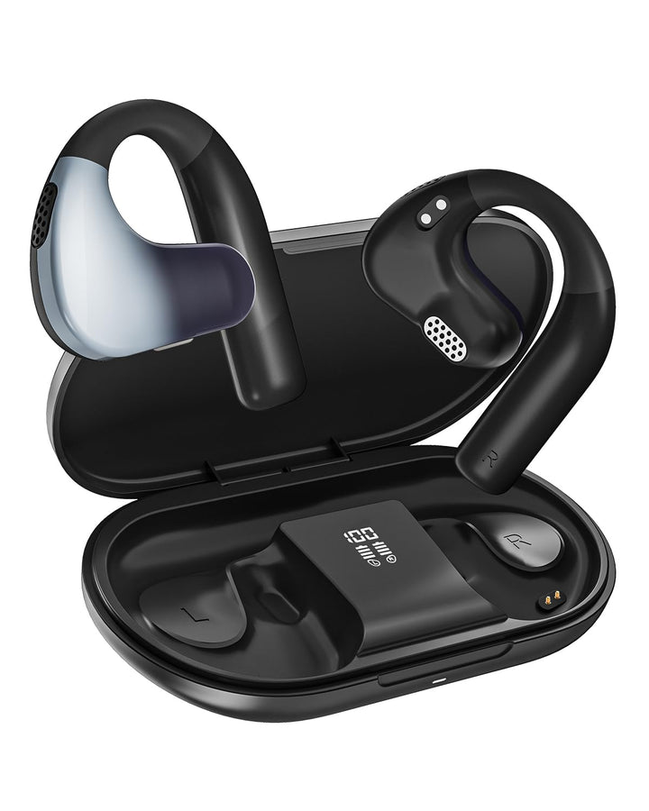 HIFI WALKER Open Ear Kopfhörer Kabellos Bluetooth 5.3, HiFi Stereo, 12H Musik & 8H Anruf, Sportkopfh