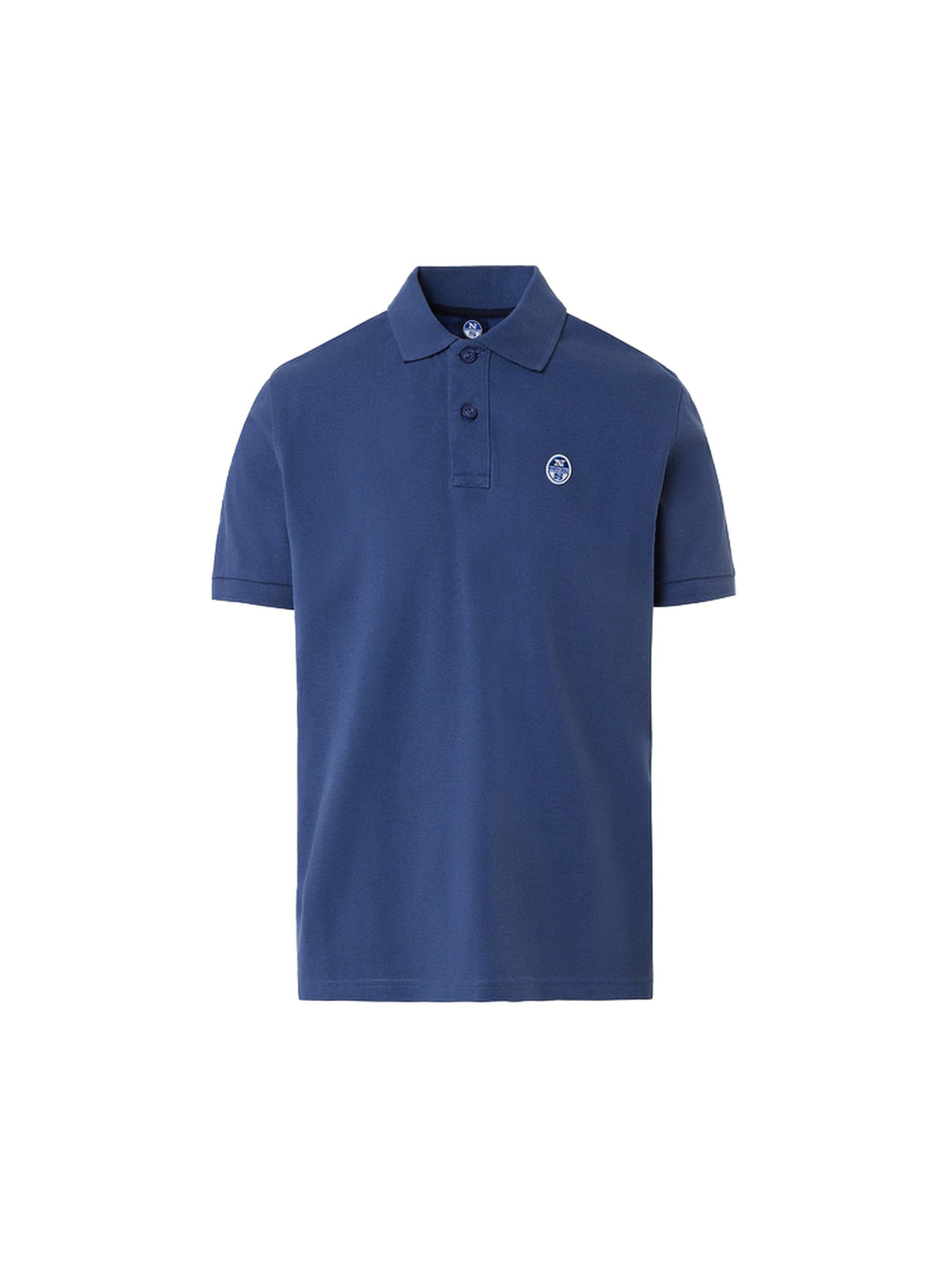 NORTH SAILS Herren Ss Polo W/Logo Polohemd (1er Pack) L Dark Denim, L Dark Denim