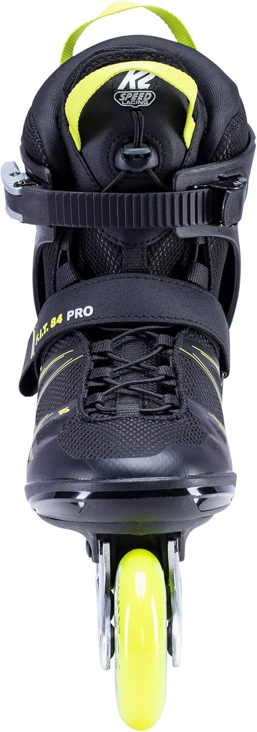 K2 Herren F.i.t. 84 Pro Inline Skates EU: 46 (UK: 11 / US: 12) Black - Yellow, EU: 46 (UK: 11 / US: