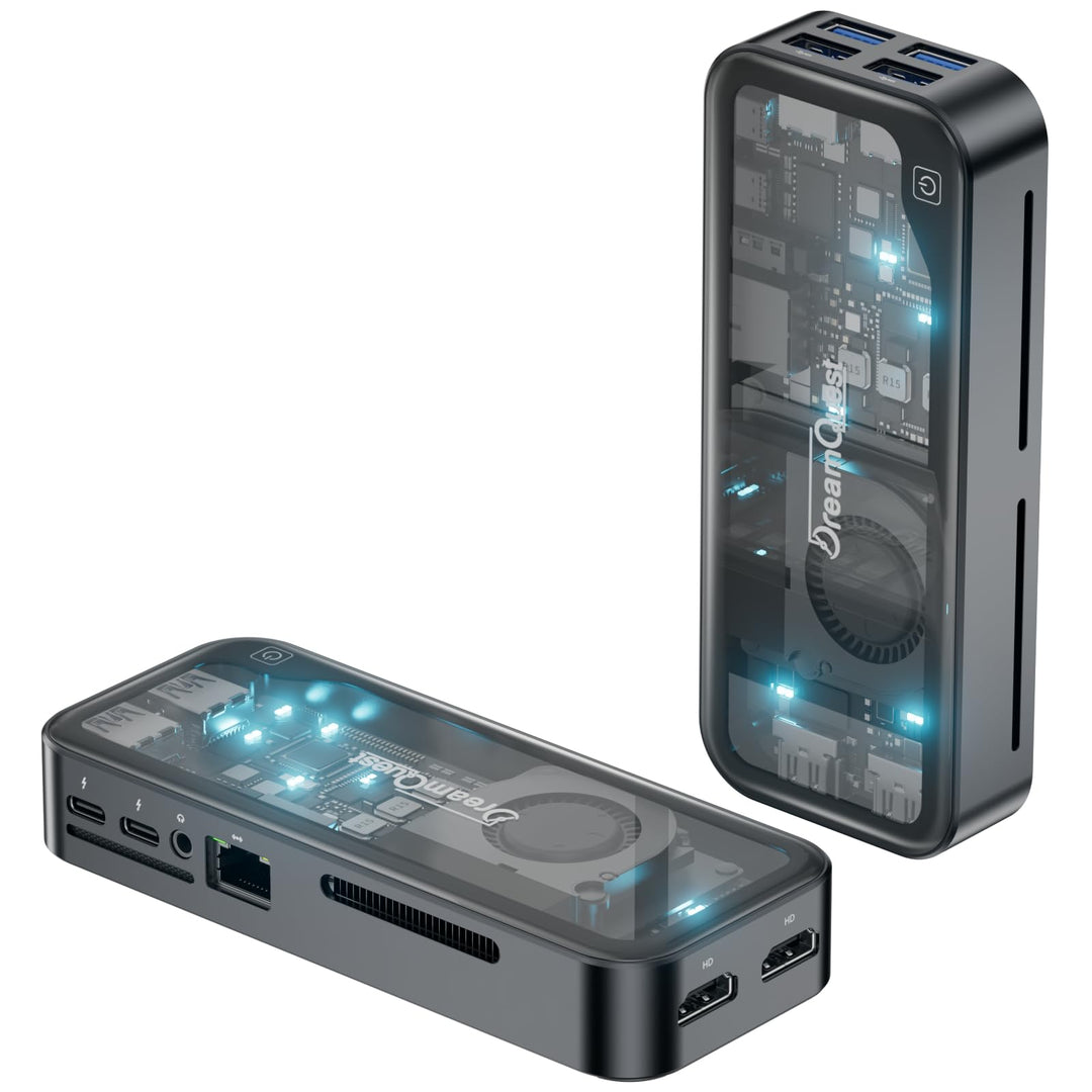 DreamQuest Mini PC Stick Windows 11 Pro,Intel N95 (bis zu 3.4Ghz) 12GB LPDDR5 1TB M.2 SSD Micro Comp