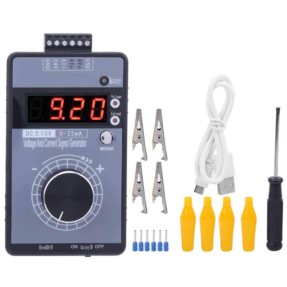 Handgehaltener 0-10 V 0-22 MA Digitaler Spannungs-Strom-Signalgenerator-Transmitter-Analog-Simulator