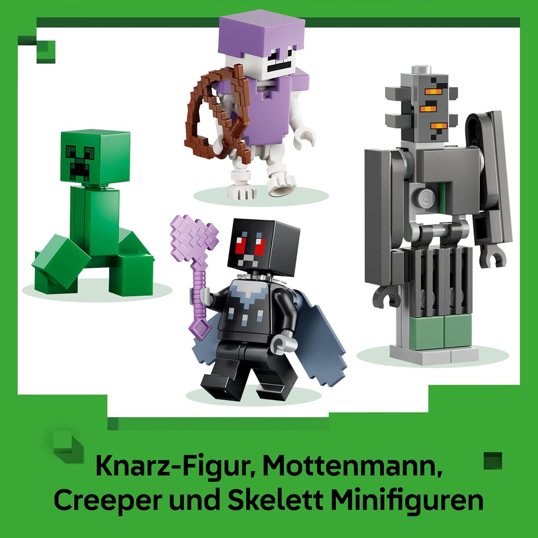 LEGO Minecraft Blasser Garten - Kreatives Spielzeug für Kinder - Spielzeugbiom für Jungen und Mädche