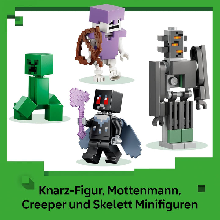 LEGO Minecraft Blasser Garten - Kreatives Spielzeug für Kinder - Spielzeugbiom für Jungen und Mädche