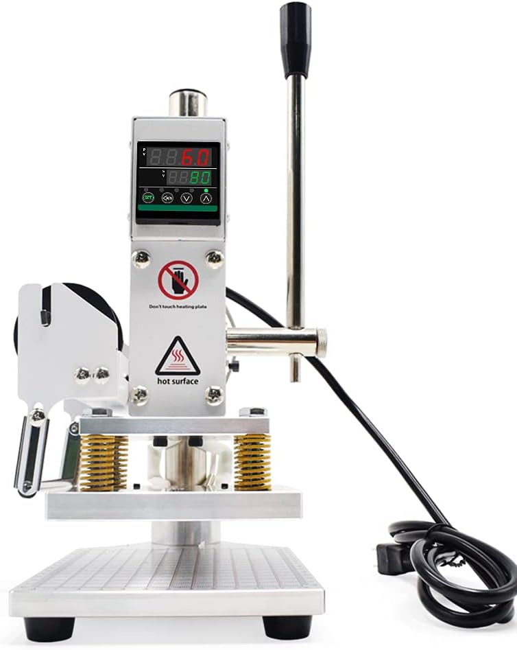 FASTTOBUY heissfolienprägemaschine 10X13CM Hot Foil Stamping Machine 500W Heissfolienprägemaschine H