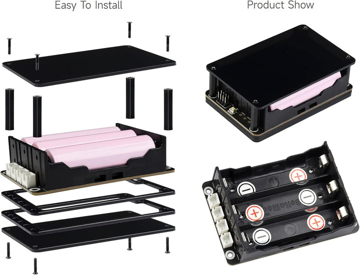 Waveshare Uninterruptible Power Supply UPS Module Supports Charging and Power Output at The Same Tim