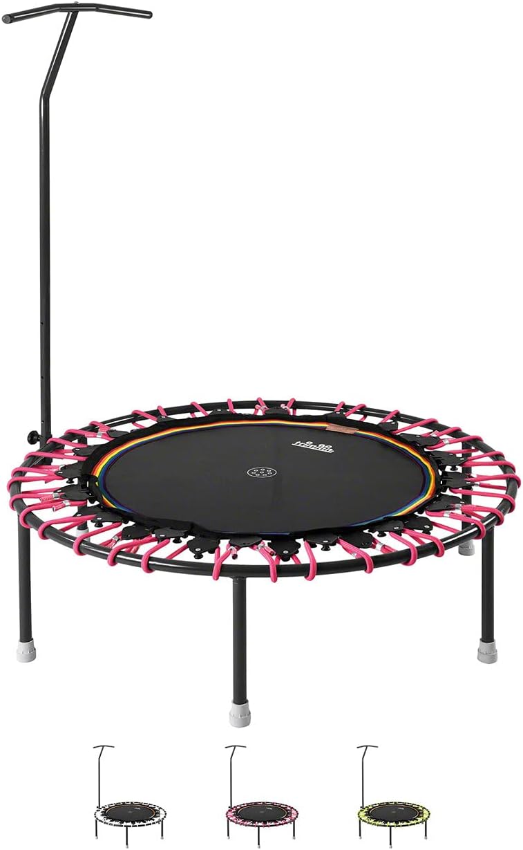Trimilin Trampolin Jump 111 Vario, inkl. T-Haltestange Pink, Pink