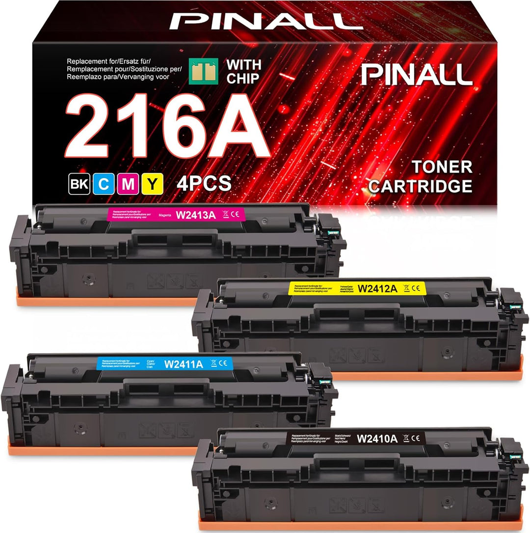 PINALL 216A (MIT CHIP) Kompatibel für HP 216A Toner Color Laserjet Pro MFP M183fw M182nw M182n M155a