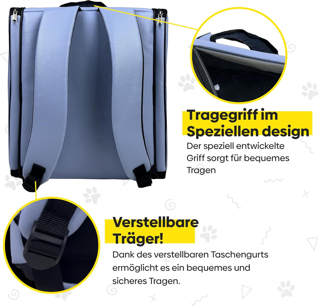 EVE Textile Hunderucksack | Katzenrucksack | Hundetasche | Katzentasche | Hunde Wanderrucksack | Kat