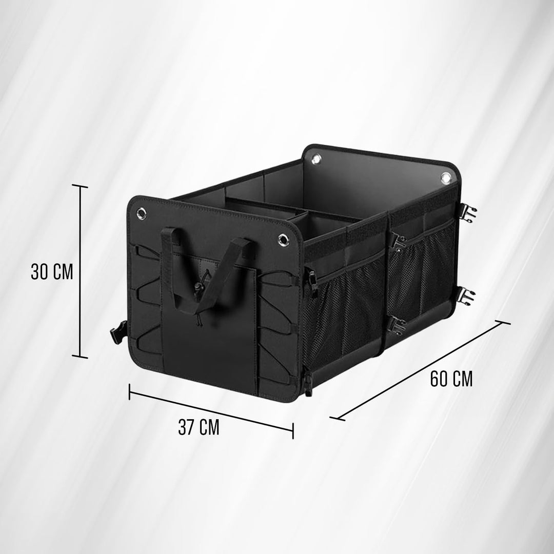 Grosser Auto Kofferraum Organizer mit Deckel – Faltbare Aufbewahrungsbox für SUV und Auto – Wasserdi