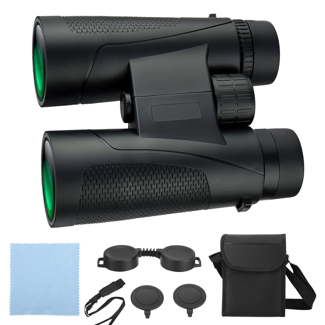 Feldstecher Fernglas Erwachsene, Binoculars Professional mit BAK4-Prisma & FMC-Vergütung 12x42 HD-Fe