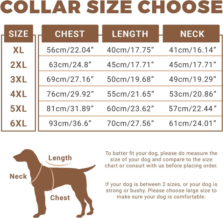 OCSOSO Hundemantel Winter, Hundejacke Hundepullover für Kleine Mittlere Grosse Hunde - Wasserdicht W