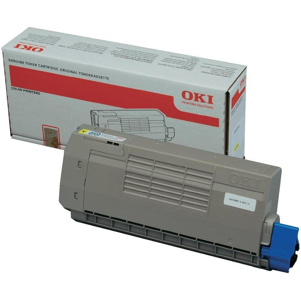 OKI 44318605 C710, C711 Tonerkartusche Standardkapazität 11.500 Seiten 1er-Pack, gelb, Gelb