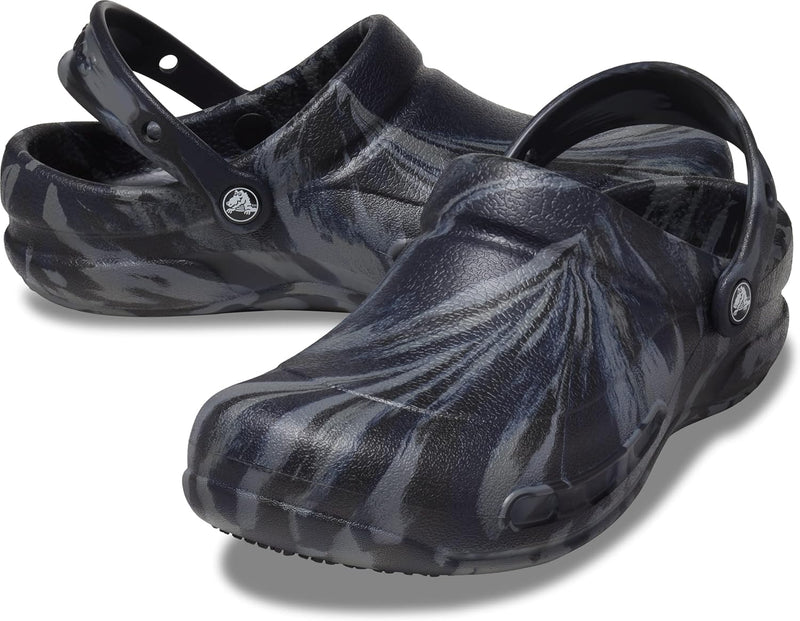 Crocs Unisex Bistro Graphic Clogs 36/37 EU Deep Navy Multi, 36/37 EU Deep Navy Multi