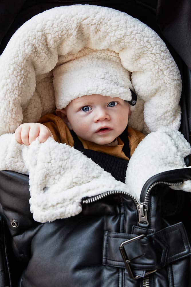 Elodie Details Universelle Fusssack für Kinderwagen - Aviator Black, Aviator Black