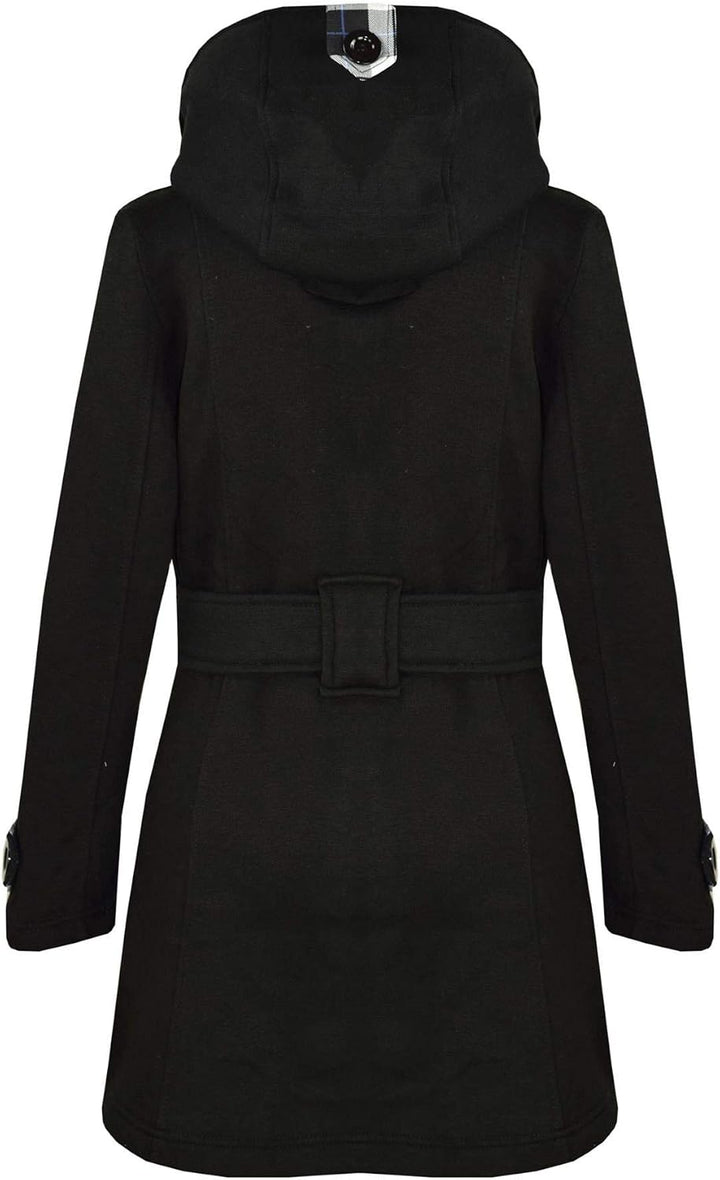 A2Z 4 Kids Mädchen Parka Jacke Kapuze Trenchcoat Mode Wolle Mischgewebe Warm Gefüttert Jacke Übergro