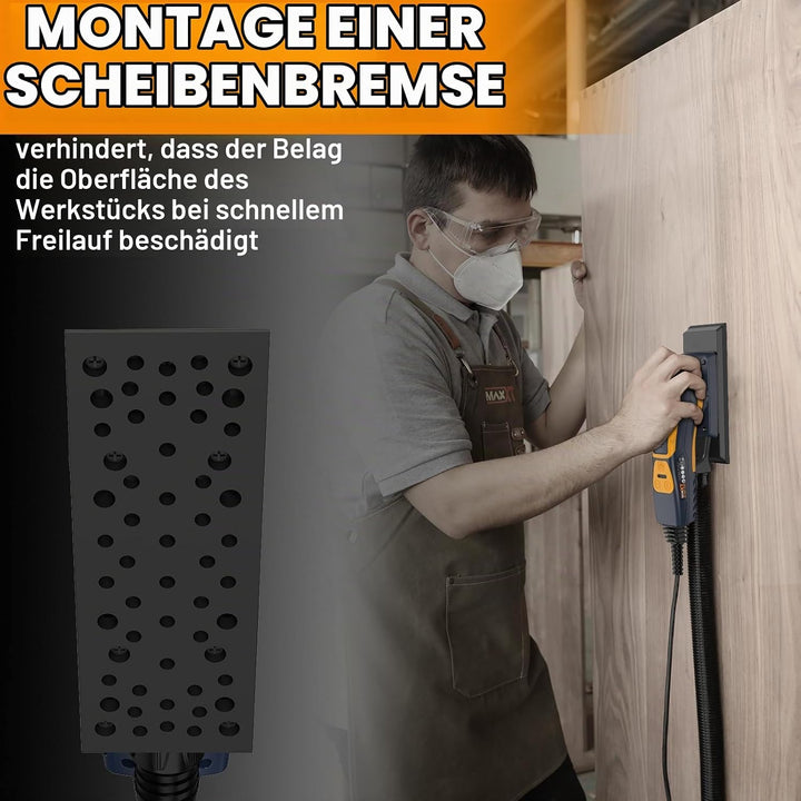 Bürstenlose Elektroschleifer 3.0 MAXXT 350W, einstellbare Geschwindigkeit 4000-10000/Umin, automatis