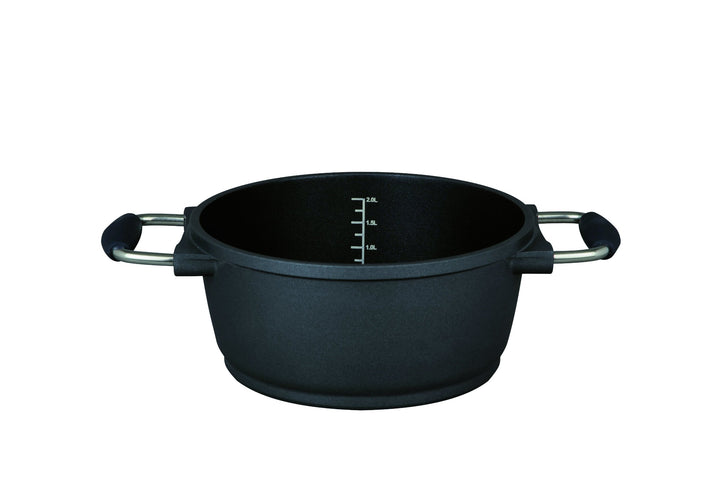 GSW 130202 SCALA Kochtopf o.D - 20cm, Schwarz 20 cm, 20 cm