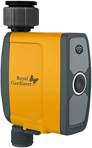 Royal Gardineer WLAN Wasserventil: WLAN-Bewässerungscomputer mit Bewässerungs-Ventil & App-Steuerung