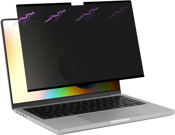 kwmobile Sichtschutzfolie für Apple Macbook Air 15 M4 2025 A3241 - Blickschutzfolie Privacy Screen -