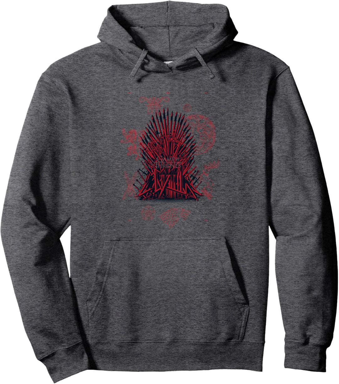 Game of Thrones Illustrated Throne Pullover Hoodie