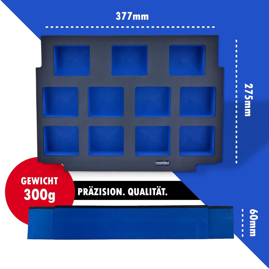 Schaumeinlage Schaumstoffeinlage für Makita Akku Akkus 11x 3-6Ah