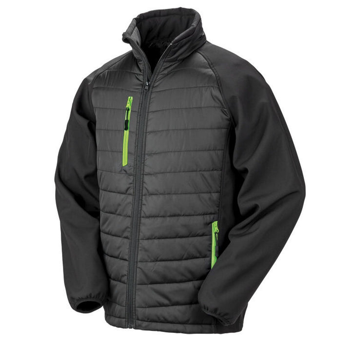 Result Gilet Softshell Rembourré Black Compass