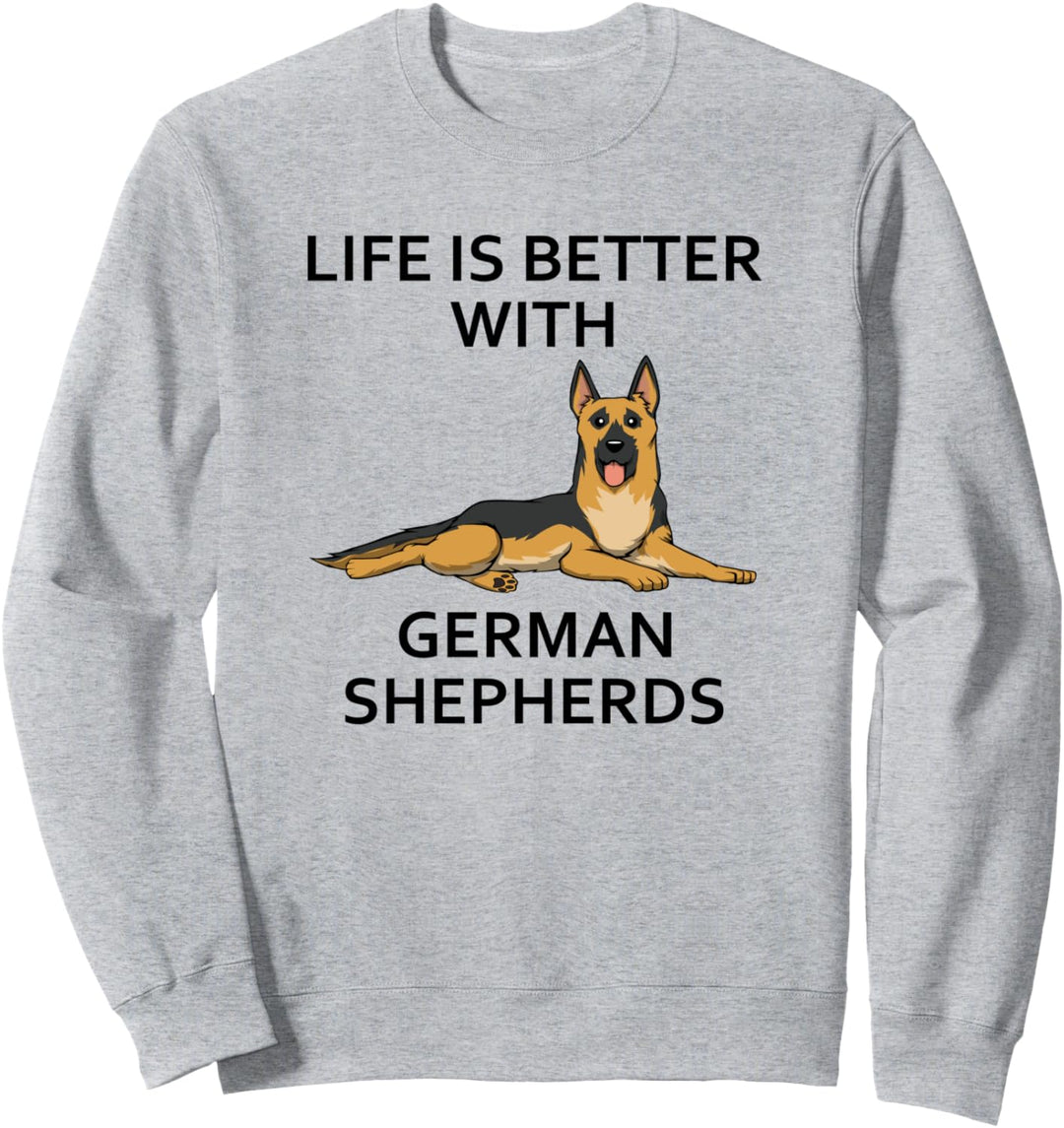 Niedlicher Deutscher Schäferhund Hund Haustier Sweatshirt