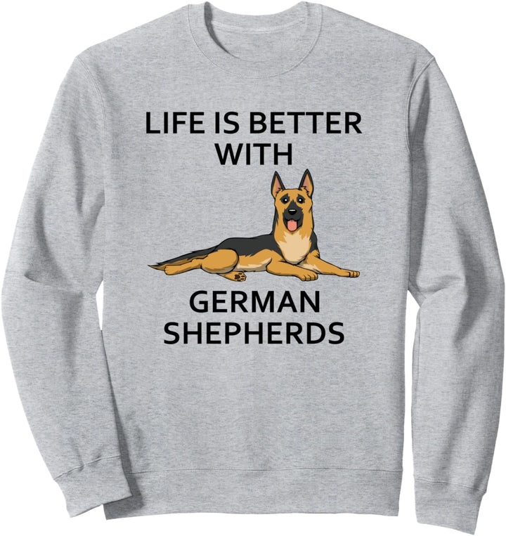 Niedlicher Deutscher Schäferhund Hund Haustier Sweatshirt