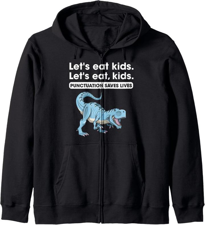 Let's Eat Kids Lustige Grammatik Deutsch Let's Eat Kids Kapuzenjacke