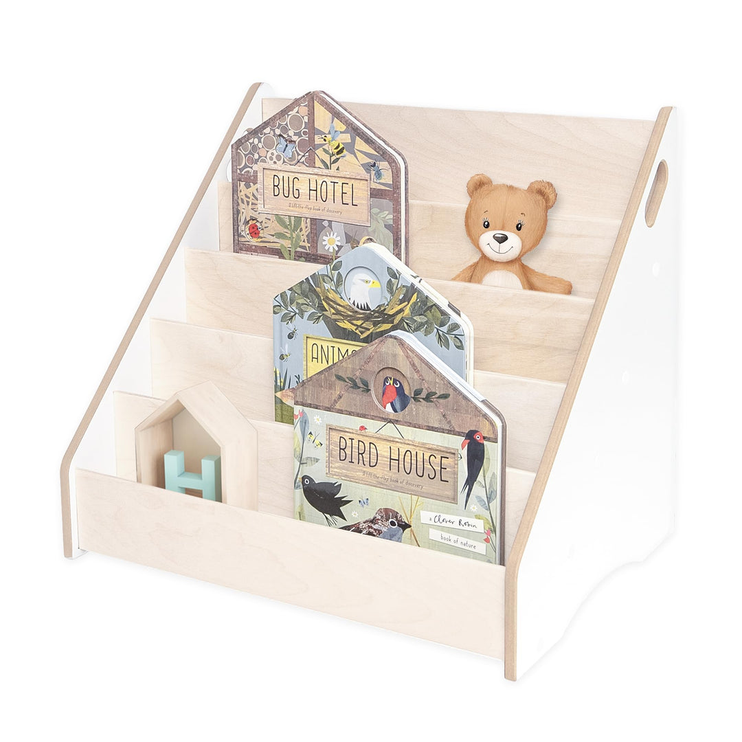 MAMOI® Bücherregal für Kinder, Bücherkiste für kinderzimmer, Book Shelf, Buchregal, Wandregal kinder