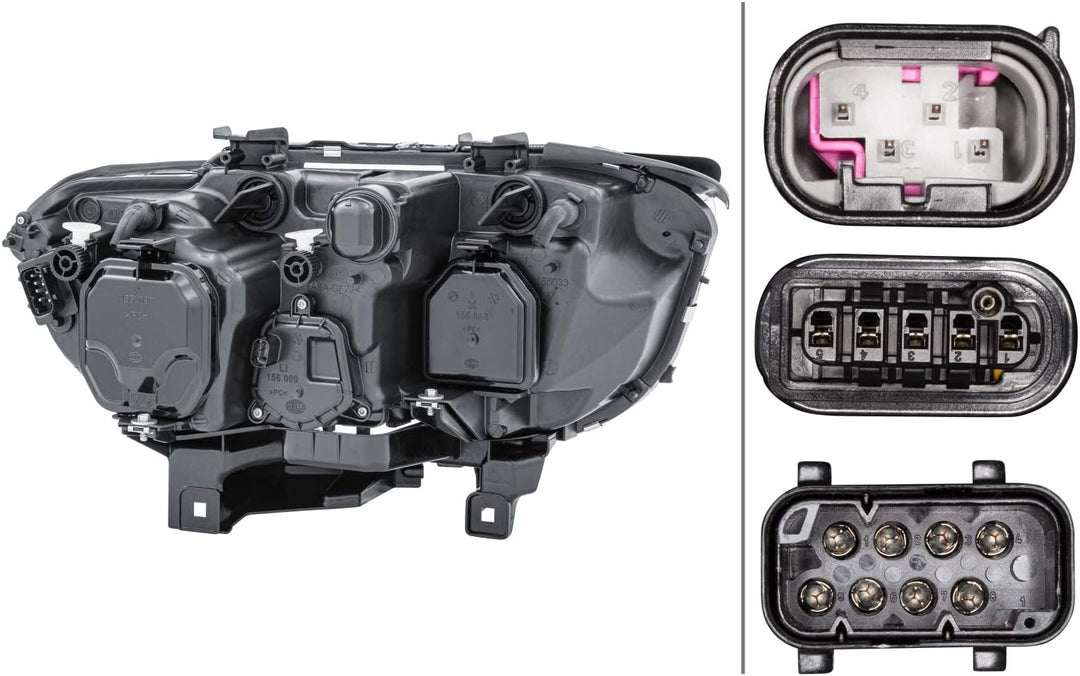 HELLA 1EL 158 075-011 Bi-Xenon/Halogen-Hauptscheinwerfer - links - für u.a. BMW 7 (E65, E66, E67) Li